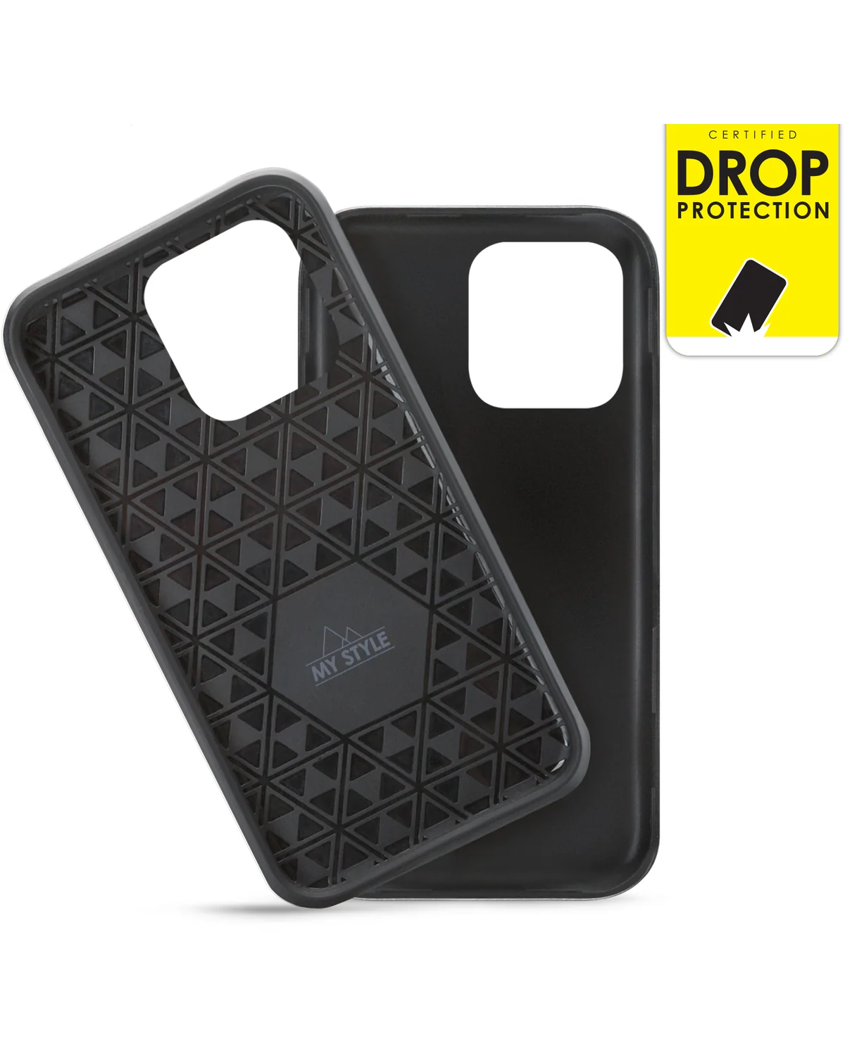 My Style Tough Case Telefoonhoesje Apple iPhone 15 Pro Zwart