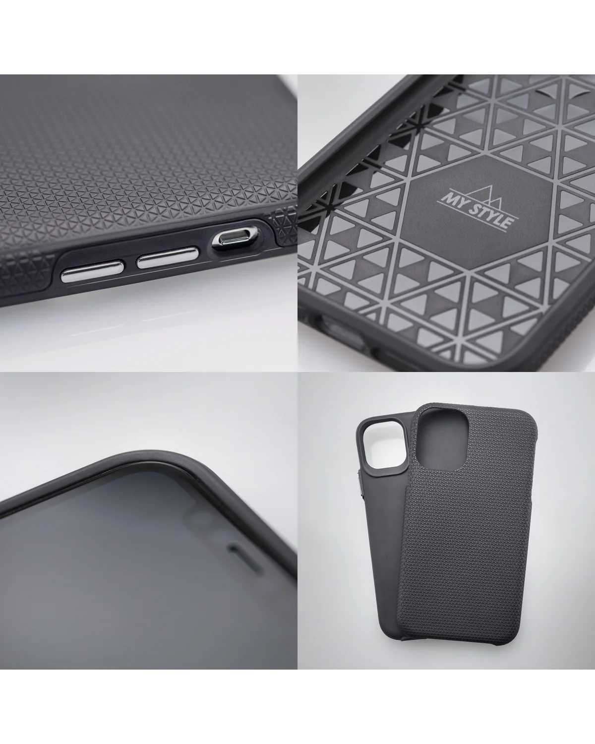 My Style Tough Case Telefoonhoesje Apple iPhone 15 Pro Zwart