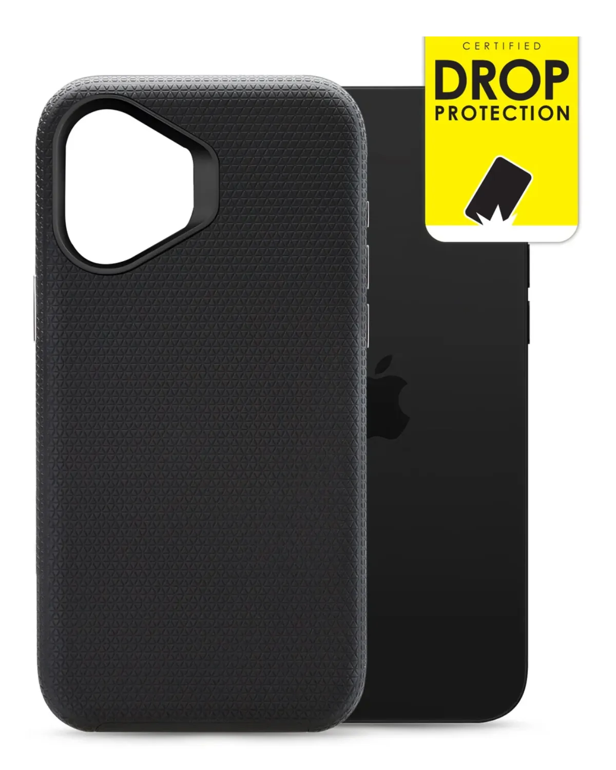 My Style Tough Case Telefoonhoesje Apple iPhone 16 Plus Zwart