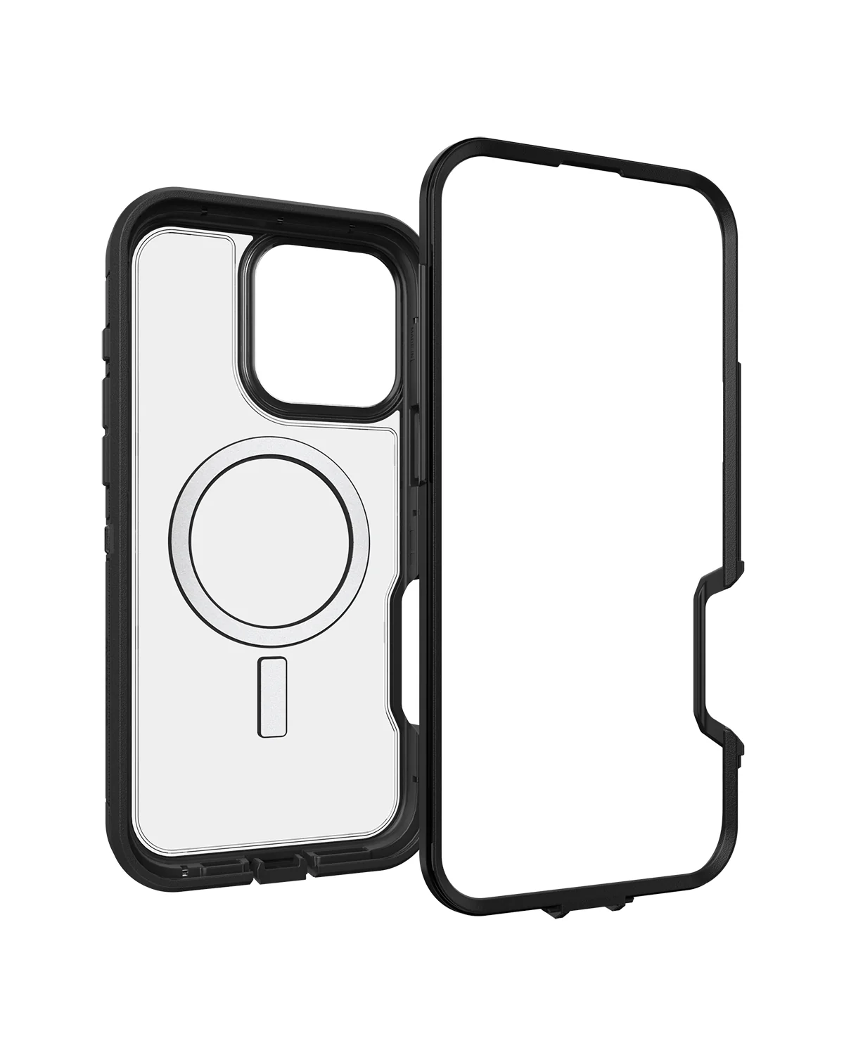 OtterBox Defender Series XT telefoonhoesje with MagSafe Apple iPhone 16 Pro Max Transparant-Zwart