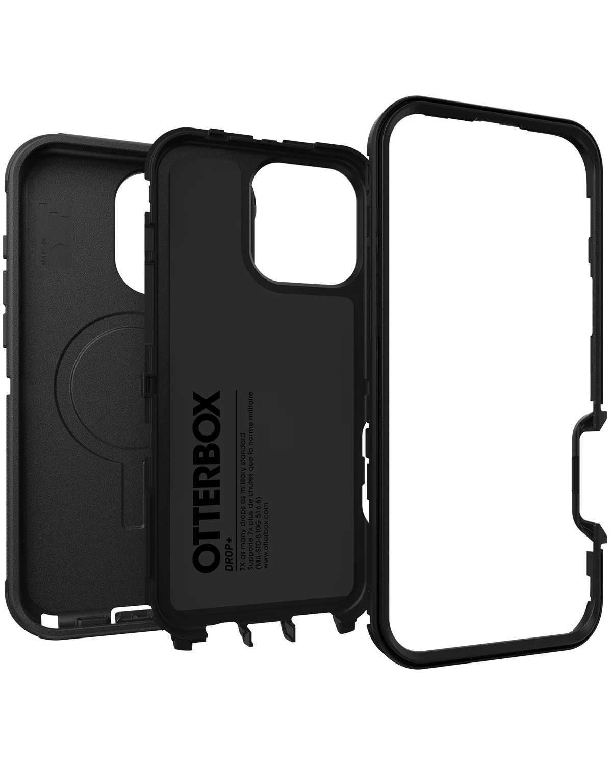OtterBox Defender Series XT telefoonhoesje with MagSafe Apple iPhone 16 Pro Max Zwart