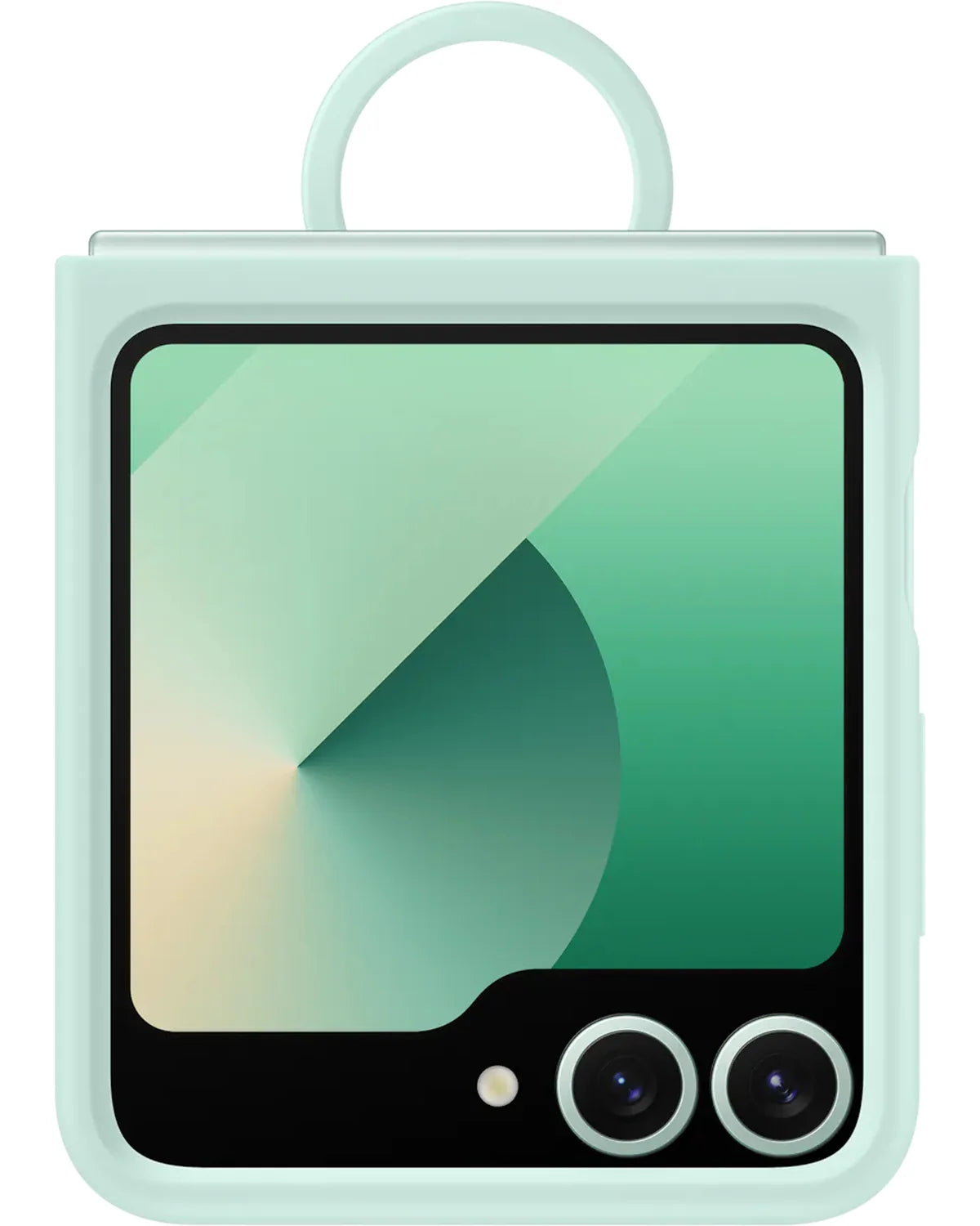 Samsung Siliconen Hoesje Met Ring – Galaxy Z Flip 6 – Mint