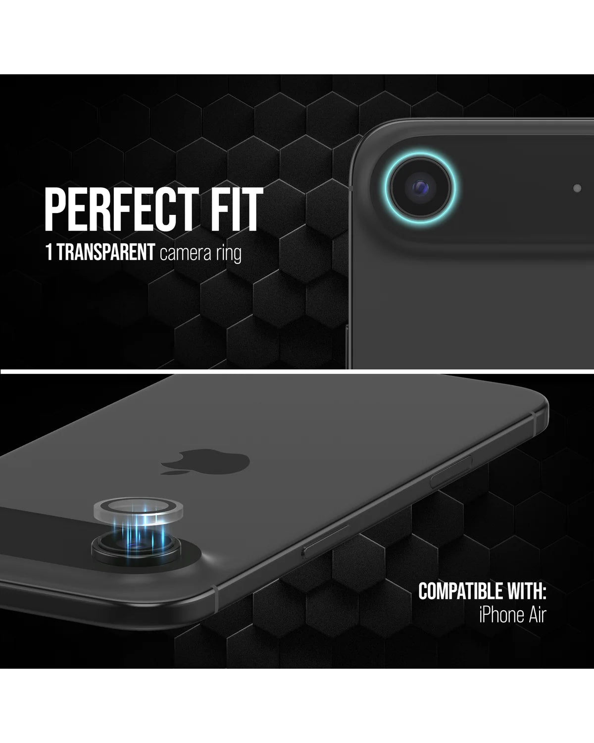 Striker Single Lens Glass Camera Protector – Transparant – Apple iPhone Air