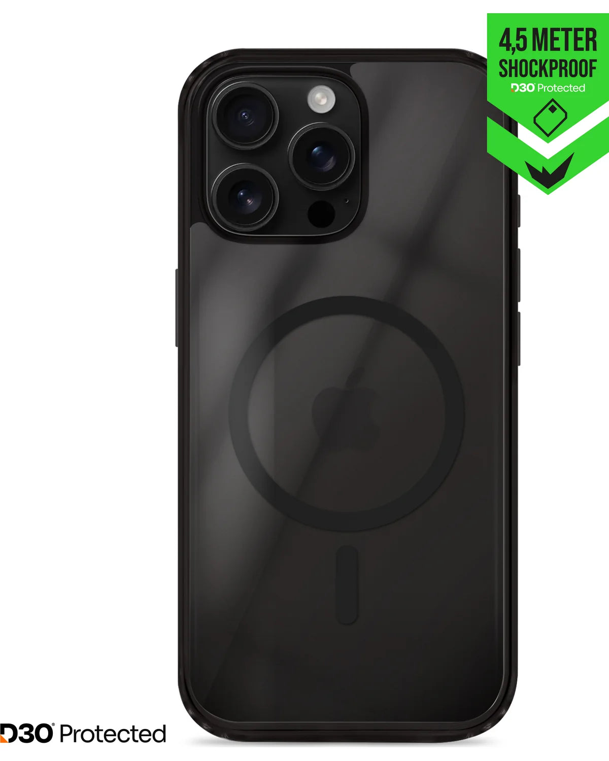 Striker X-Core D3O Xtreme Impact Mag Hoesje Pro – Apple iPhone 16 Pro Max – Zwart