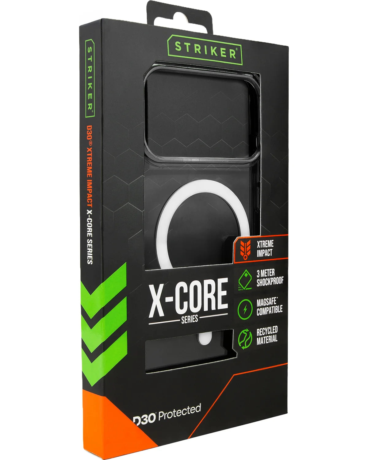 Striker X-Core D3O Xtreme Impact Mag Hoesje Pro – Apple iPhone 16 – Transparant
