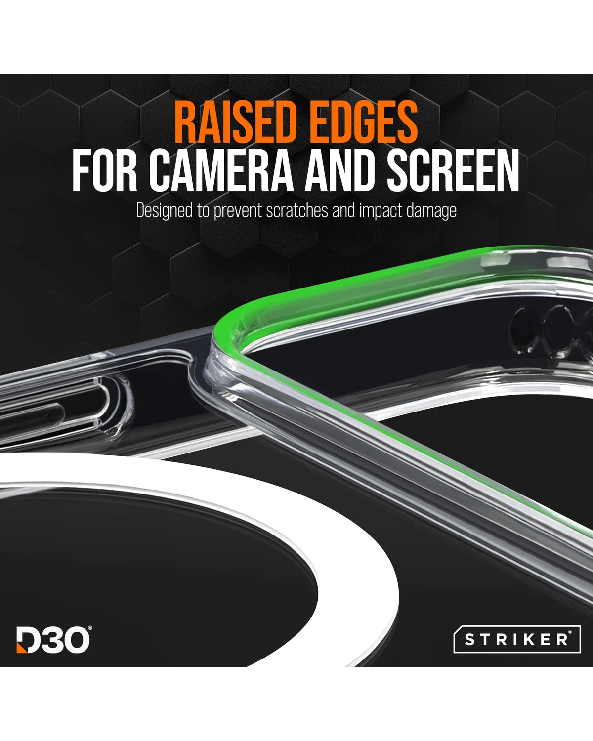 Striker X-Core D3O Xtreme Impact Mag Hoesje – Samsung Galaxy S25 5G – Transparant