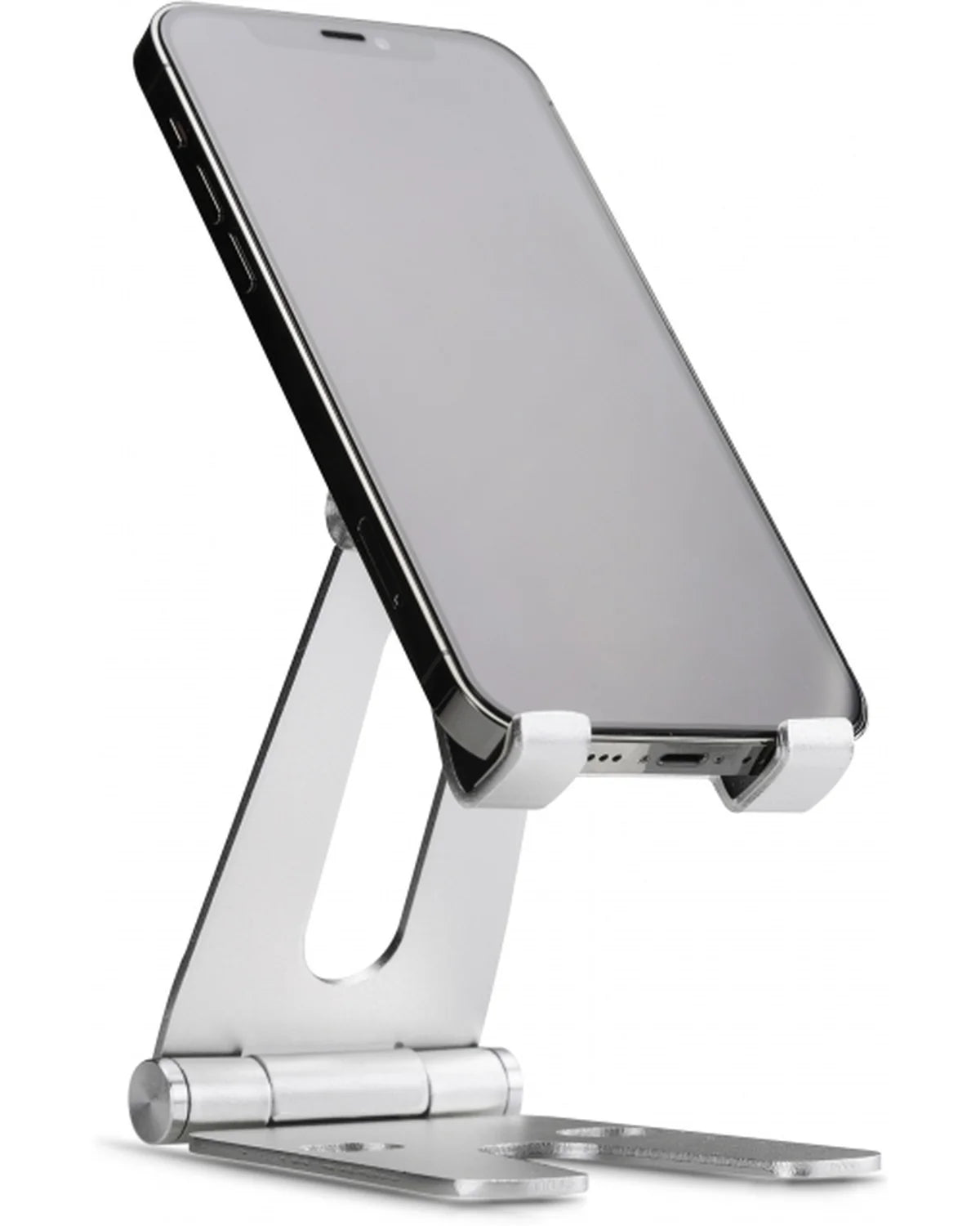 Xccess Opvouwbare Aluminium Telefoonhouder – Zilver